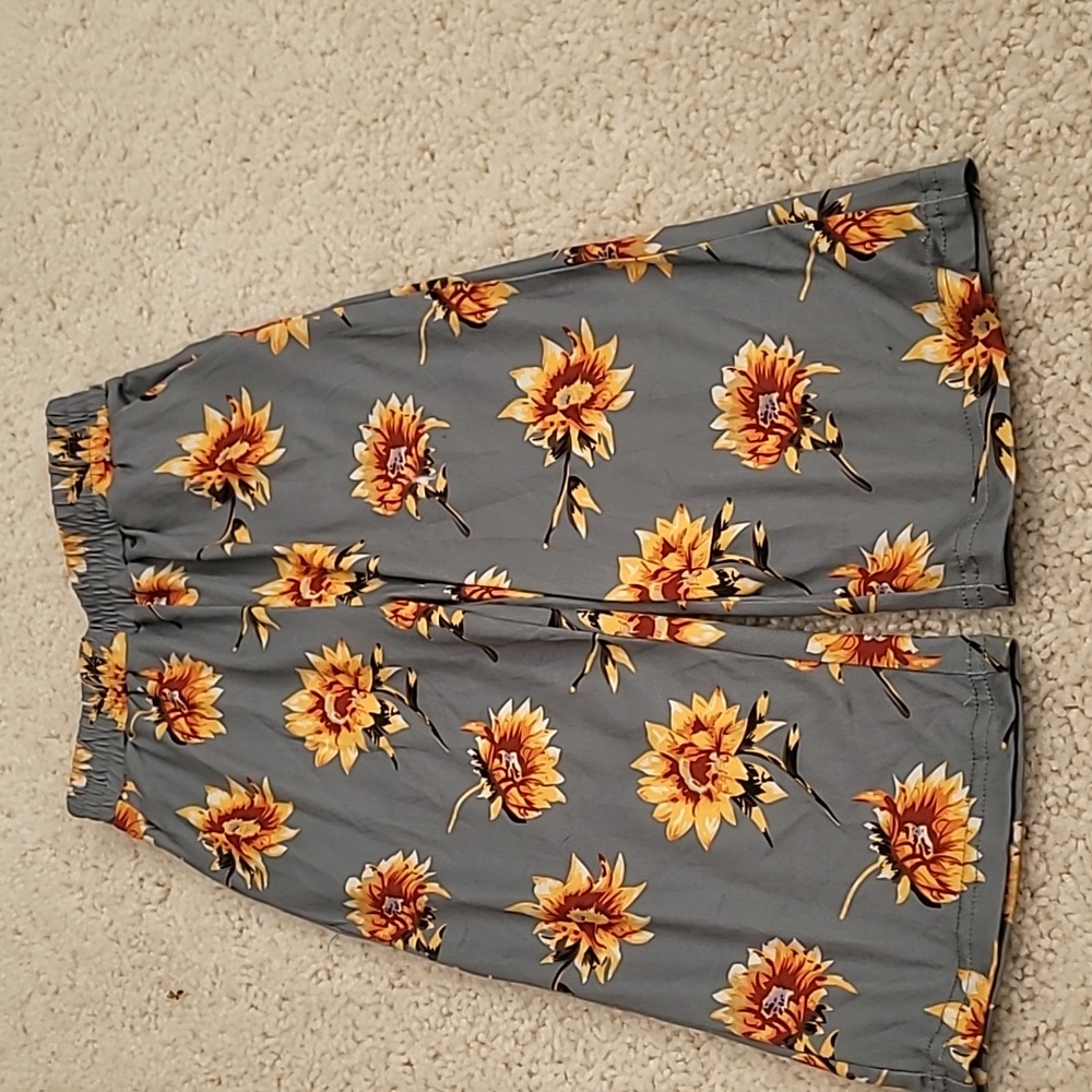 Toddler sunflower pants